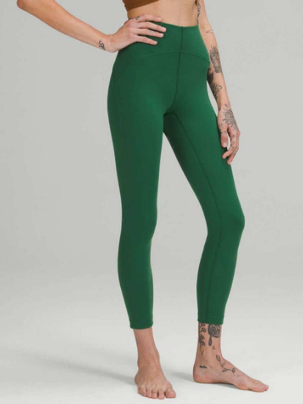 Lululemon Instill High-Rise Tight 25" *Everlux - Everglade Green - Size 2